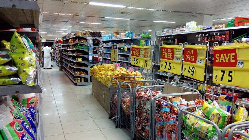 supermarket showing bundle pricing strategy