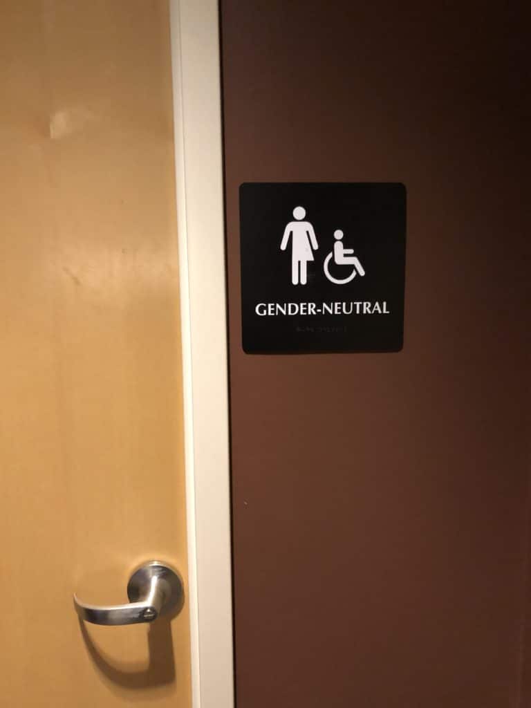 Gender Neutral Restroom at Starbucks