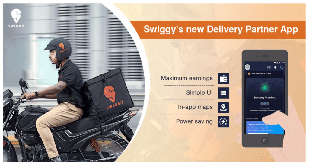 Swiggy's Partner's delivery App