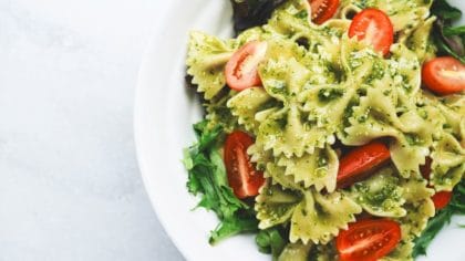 cropped Blue Apron