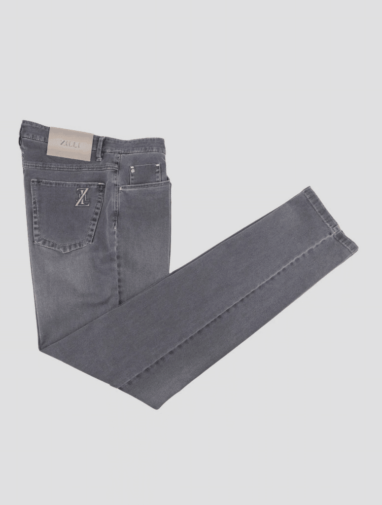 Zilli Gray Cotton Jeans