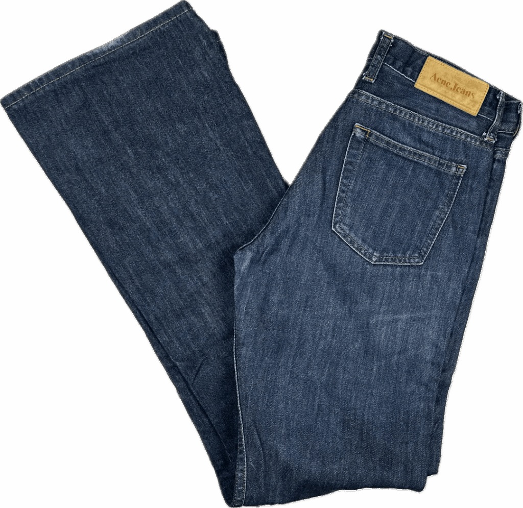 acne jeans luv blue classic bootcut