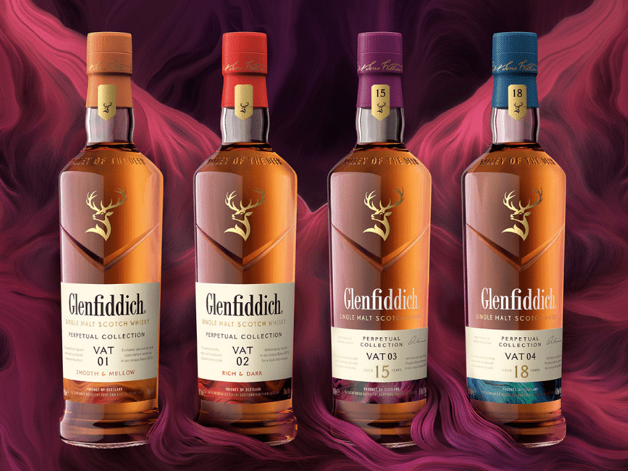 glenfiddich perpetual collection bottles