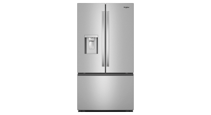 whirlpool french door refrigerator stainless steel